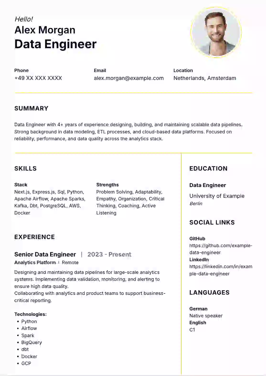 Template preview template3